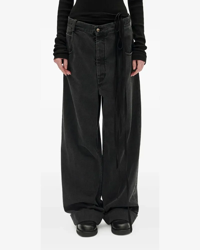 Ann Demeulemeester Kristel 5-Pockets High Comfort Trousers Gray