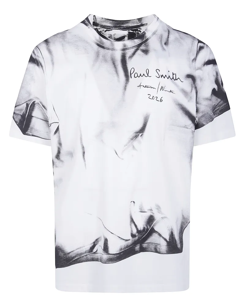 Paul Smith Printed T-Shirt Mens Printed Tshirt White