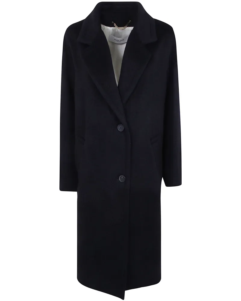 Golden Goose Coat Single-Breasted "Golden Cocoon Nabibi Black