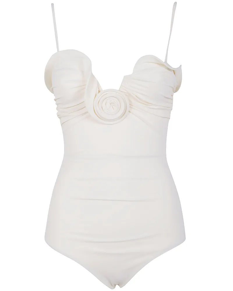 Magda Butrym One Piece Swimsuit Beige