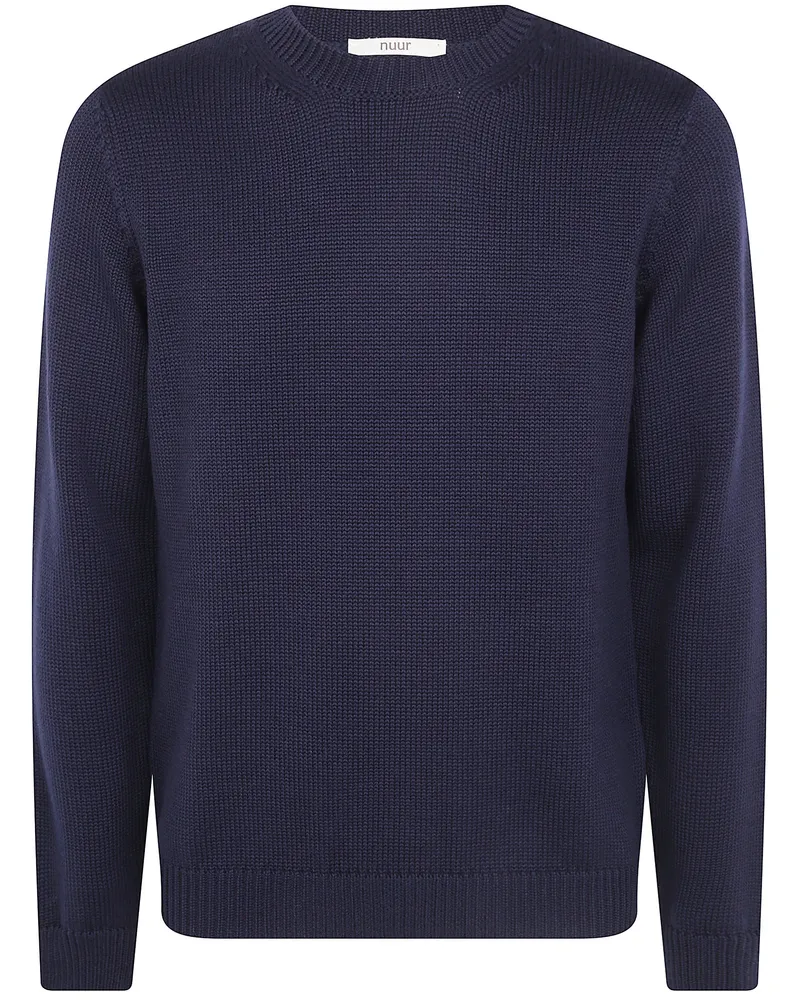 Nuur Sweater Long Sleeves Round Neck Blue