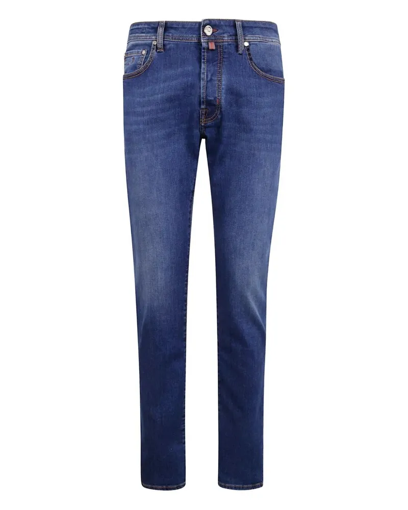 Jacob Cohën Pant 5 Pockets Slim Fit Bard V1" Denim Blue