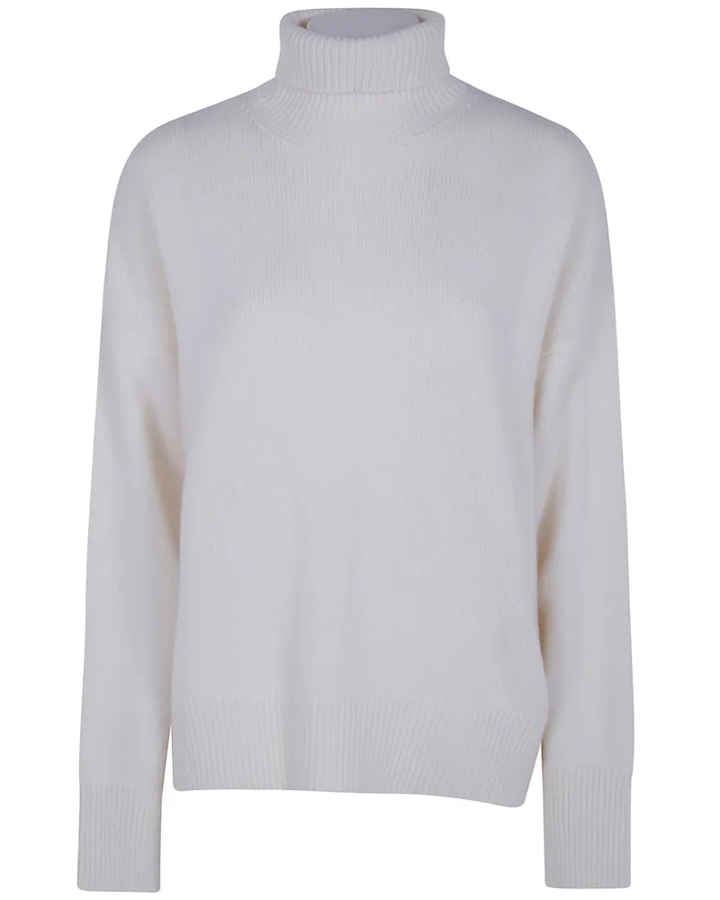 MRZ Sweater Turtleneck Oversized White