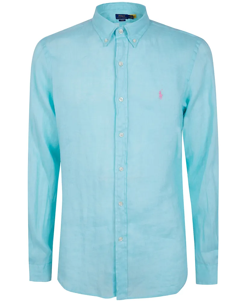 Ralph Lauren Long Sleeves Sport Shirt Blue