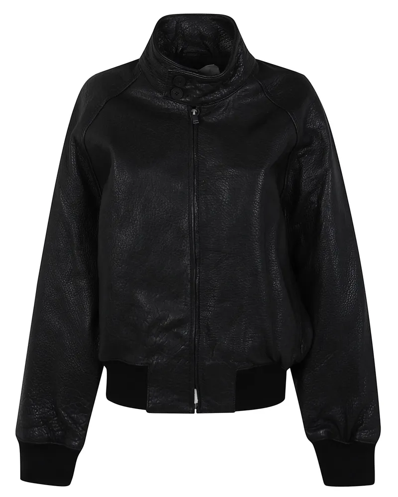 Studio Nicholson Jacket Leather "Harrington Black