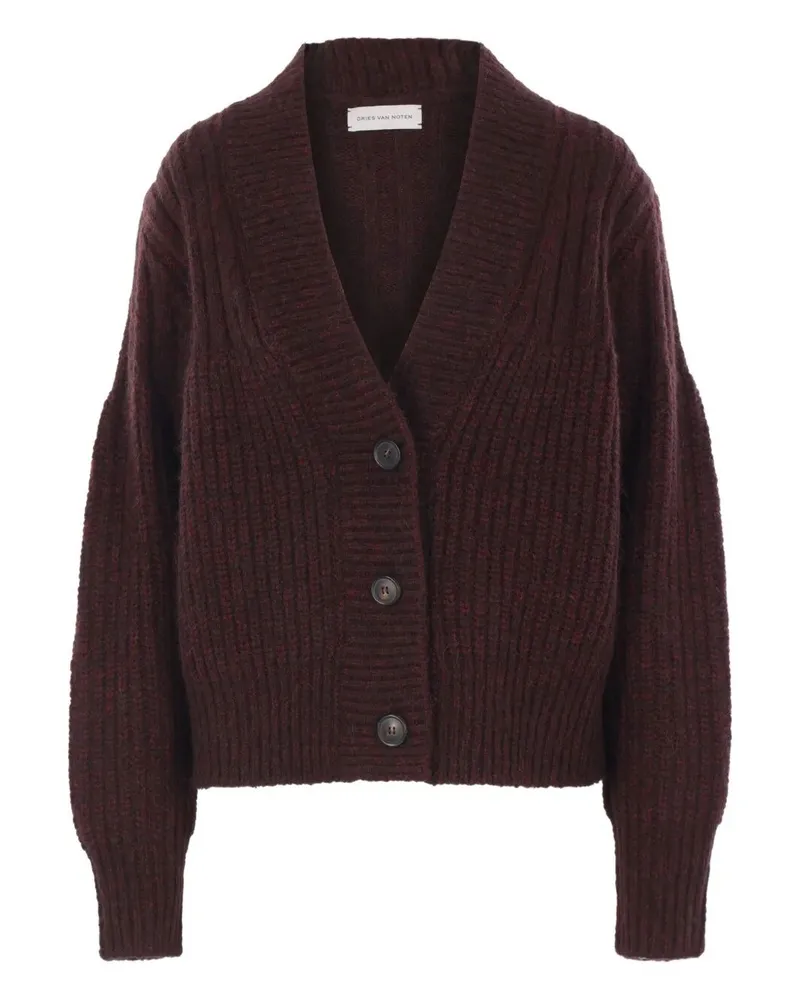 Dries van Noten Tegina" Cardigan Red