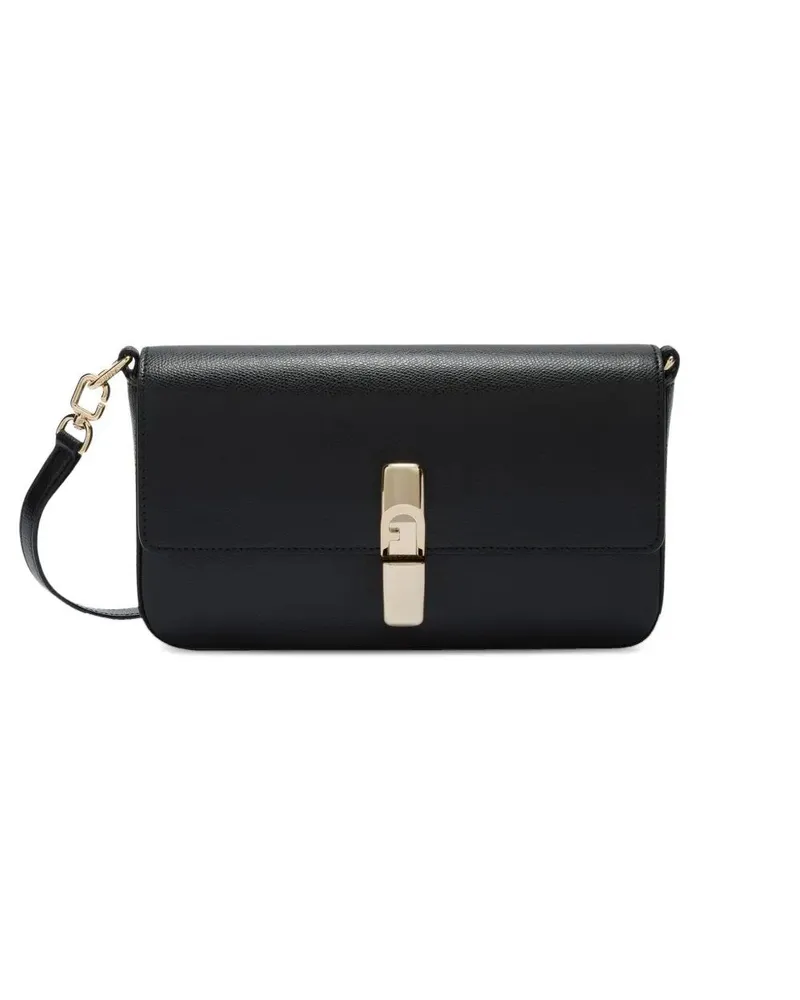 Furla Furla Iride" Ares Leather Small Crossbody Bag Black