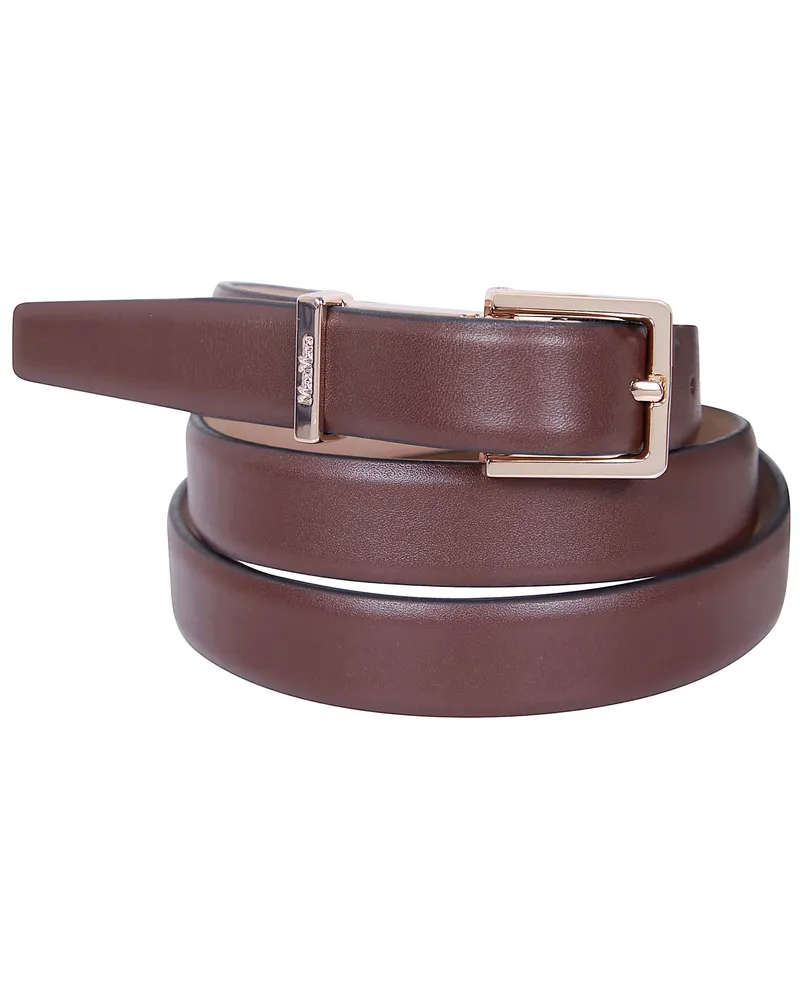 Max Mara Mxagrazia" Classic Belt Brown