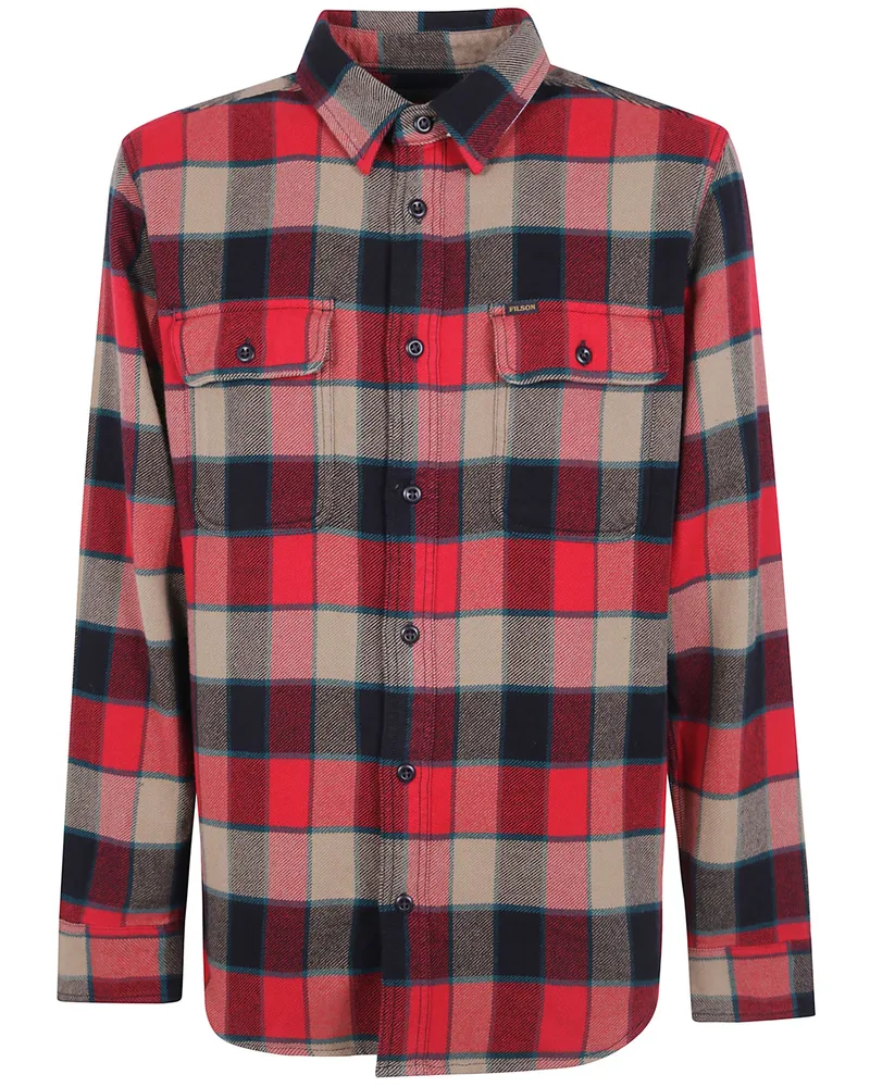 Filson Shirt Plaid "Vintage Flannel Work Red