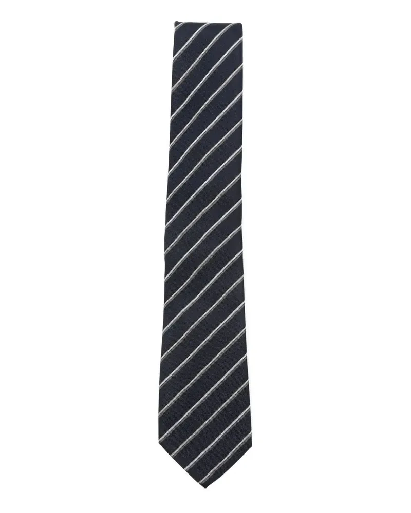 Emporio Armani Classic Mix Tie Blue