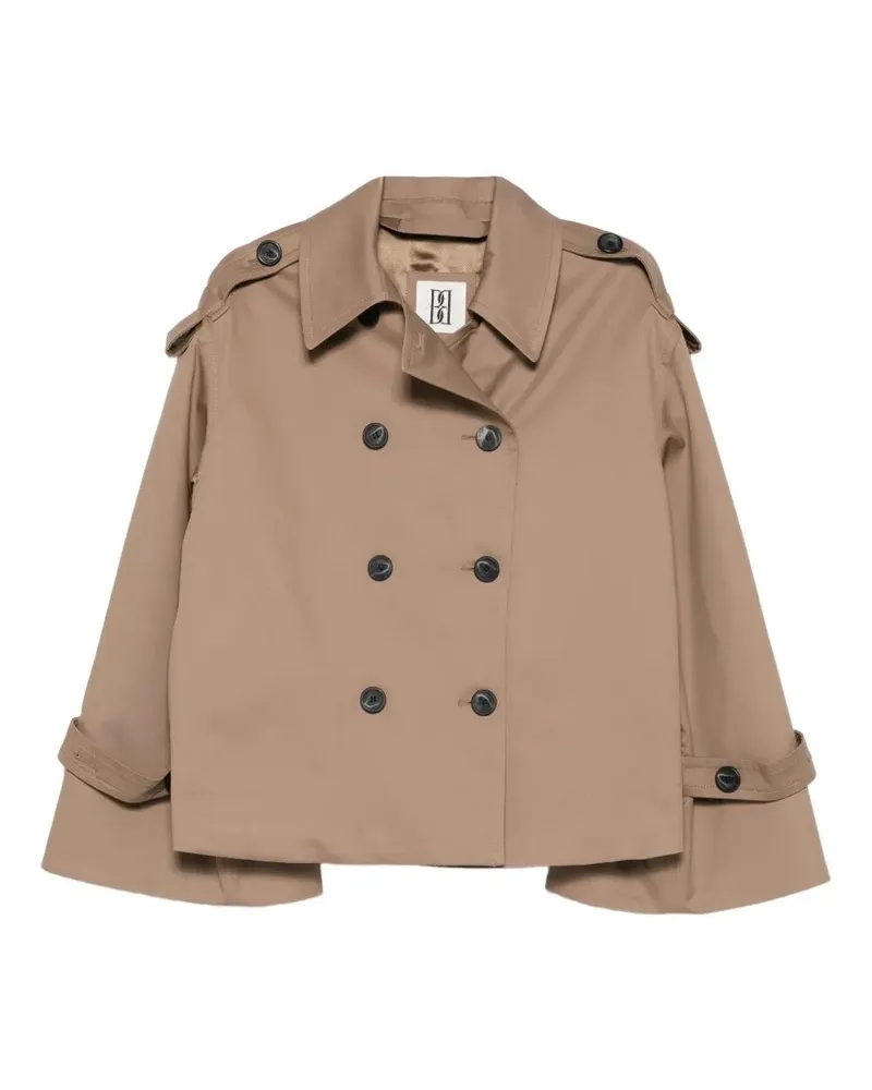 By Malene Birger Alisandra" Doublebreasted Coat Gray