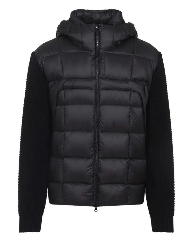 C.P. Company C. P. COMPANY Knitwear Jacket In Merino Wool Extrafine Black