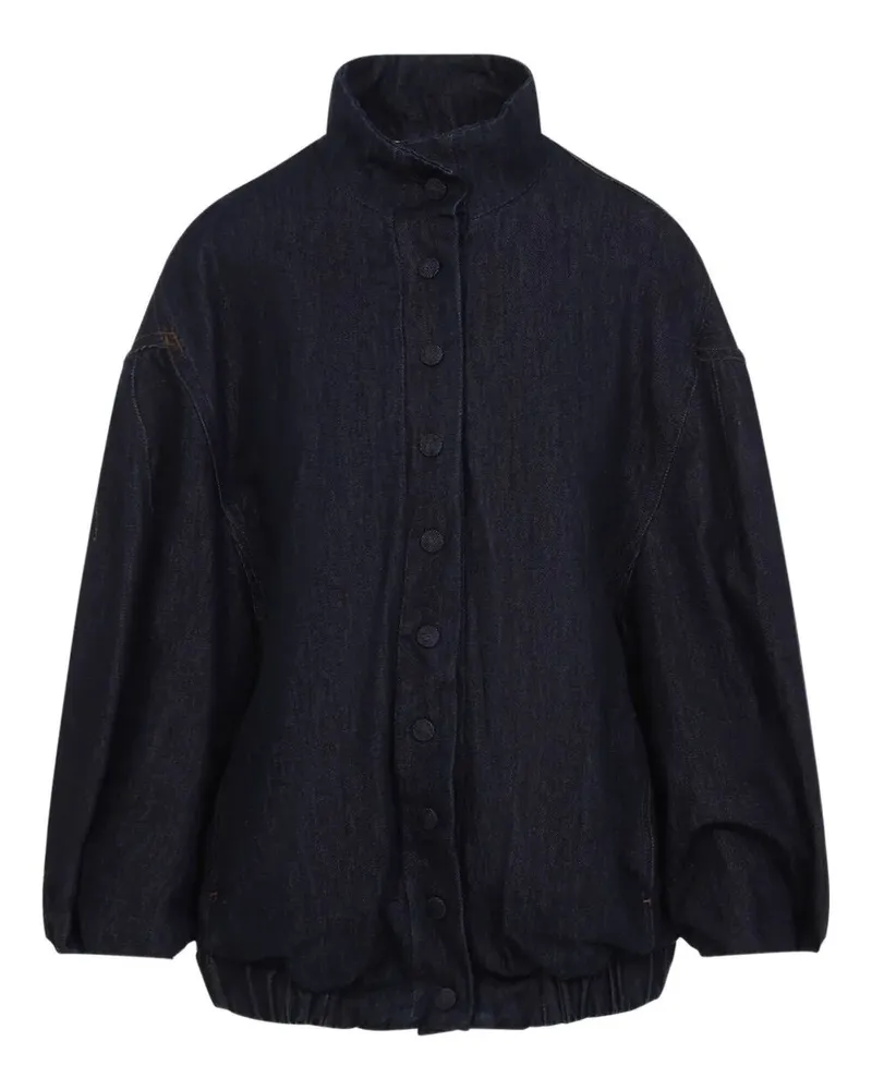 Dries van Noten Voles Denim 1552 Jacket Blue