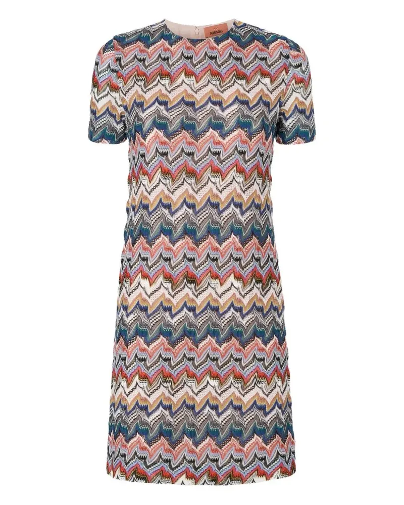 Missoni Midi Short Sleeve Dress Multi