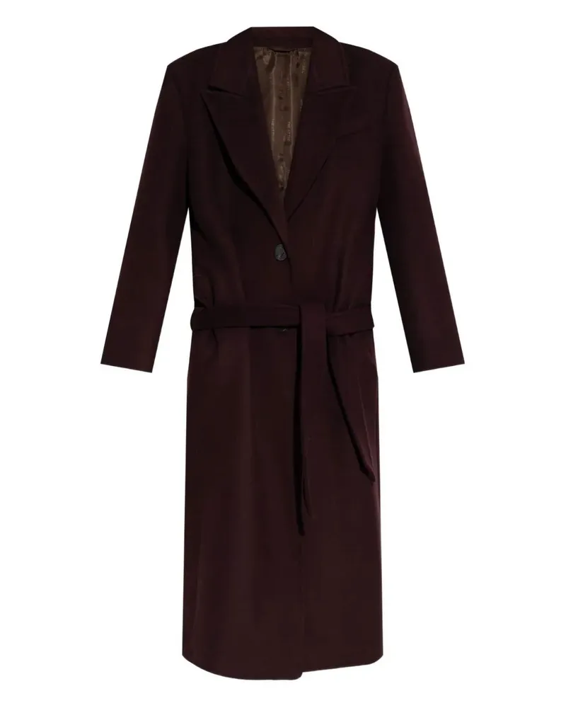 ATTICO Long Coat Red