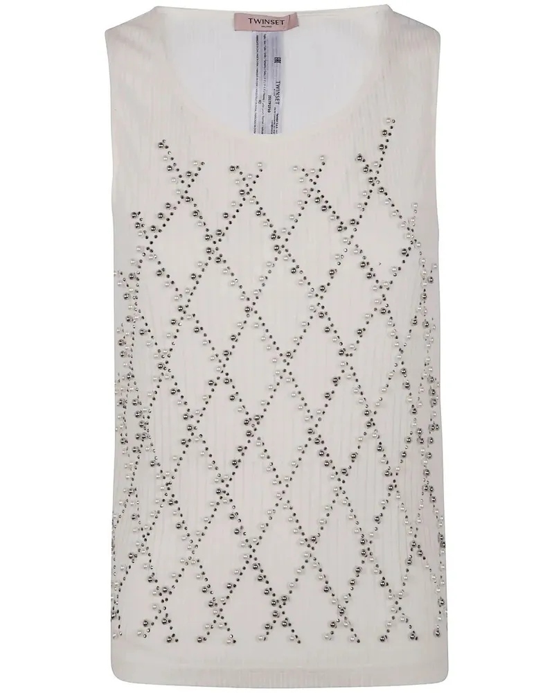 Twin-Set Top White