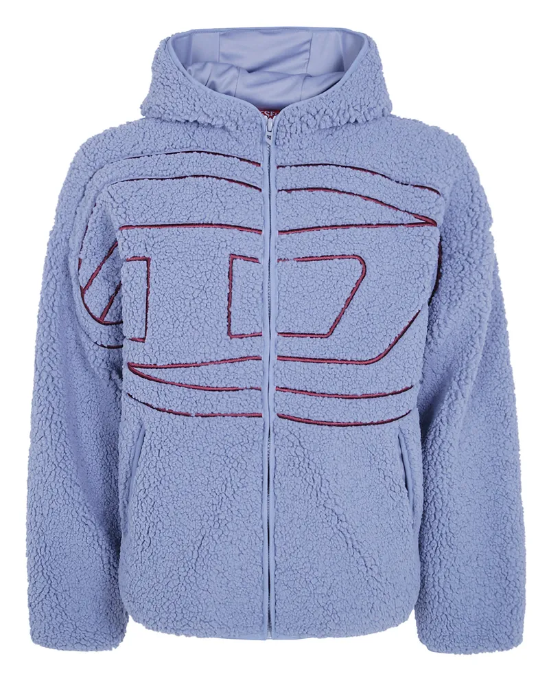Diesel Sweatshirt Full Zip Zat Gray
