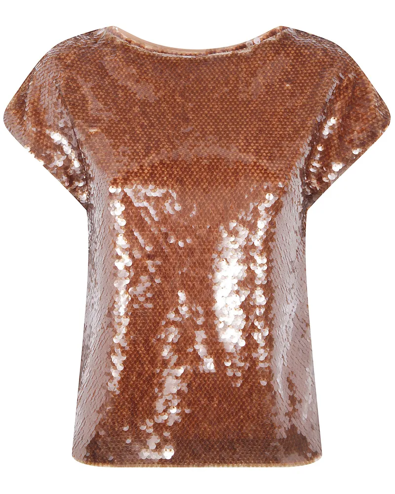Alberta Ferretti Shirt Brown Polyester Shirt Brown