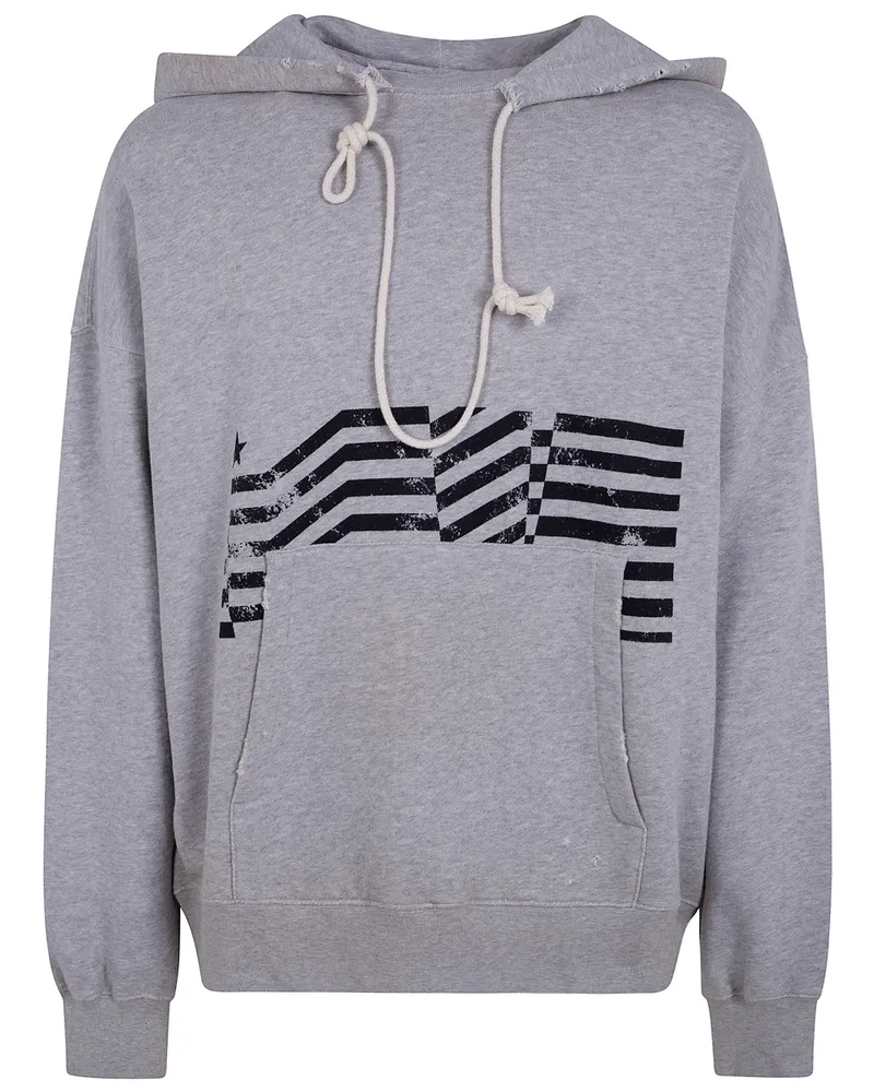 Golden Goose Journey" Unisex Hoodie Slub Cotton Heavy Fleece Vintage Gray