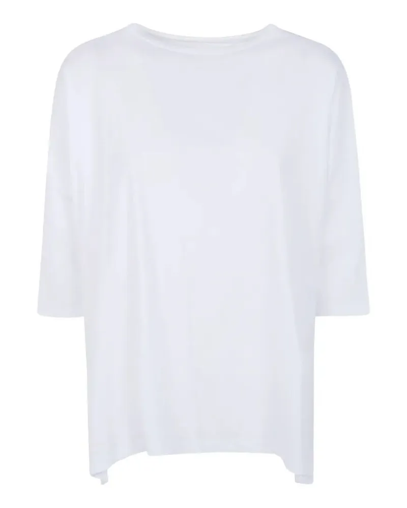 LABO.ART LABO. ART Franca Jap Cotton Round Neck Sweater White
