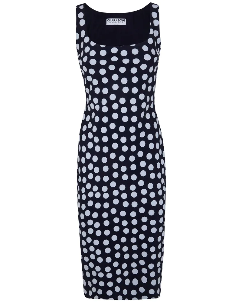 Chiara Boni Gilia" Print Jersey Dress Black