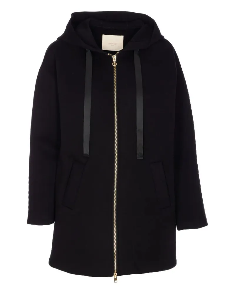Twin-Set Zip-Up Jacket Black