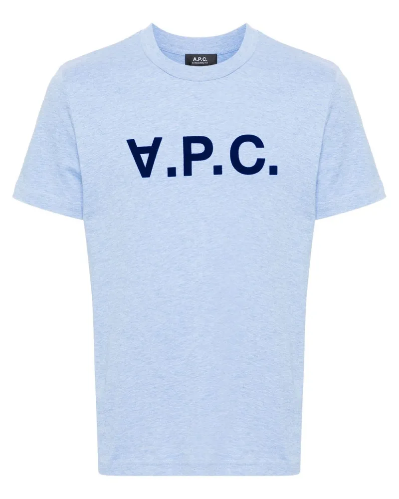 A.P.C. A. P.C. Standard Big Vpc T-Shirt Blue