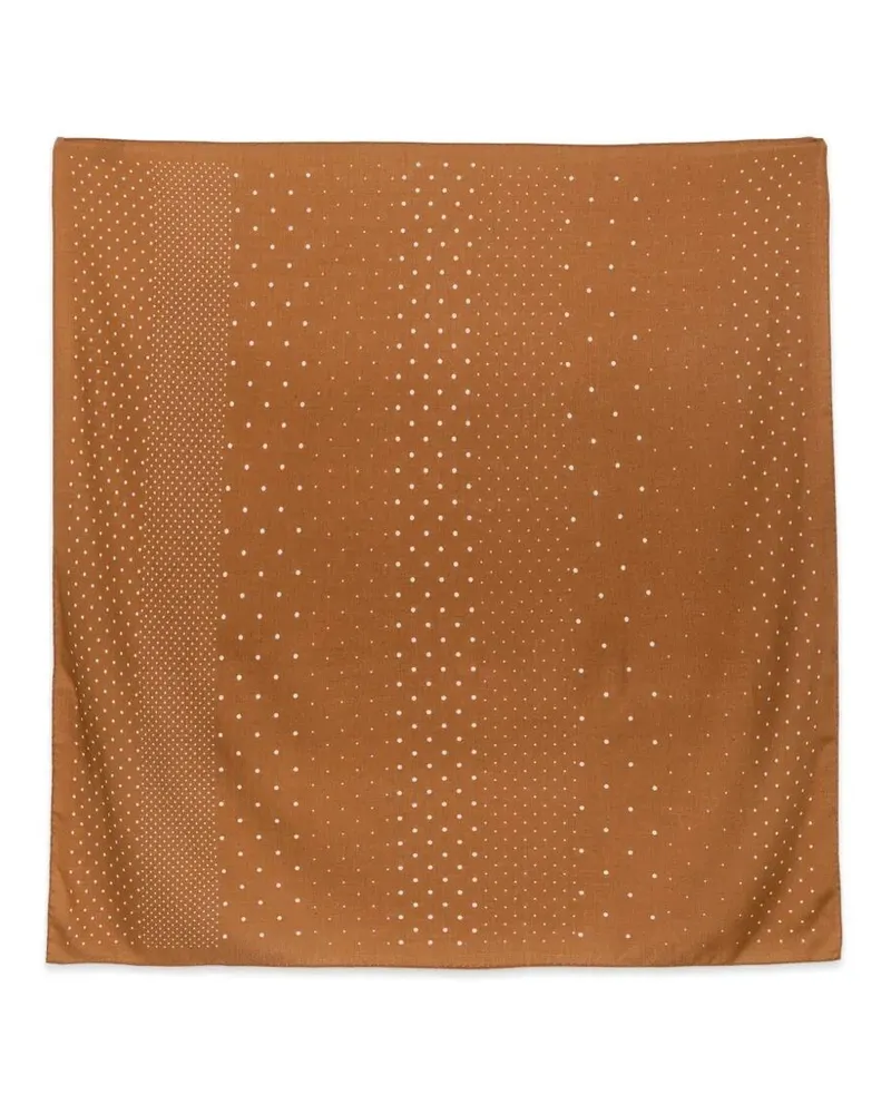 Destin Scarf Random Dots "Judy Carre 90X90 Cm Gray
