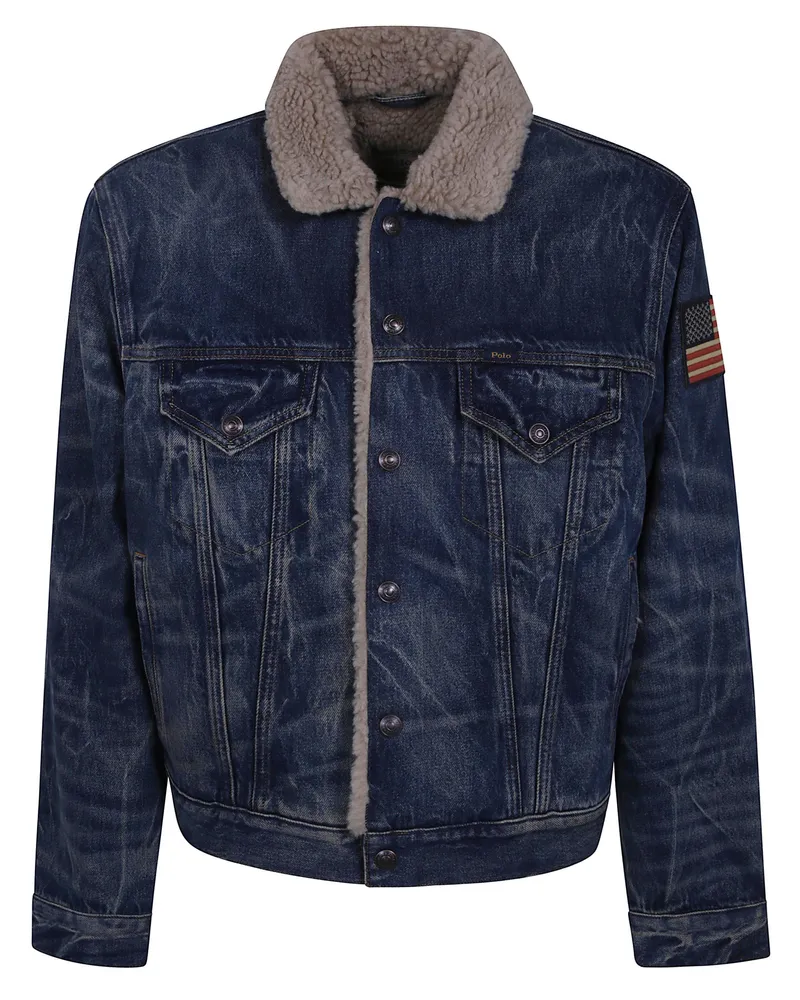 Ralph Lauren Jacket Woven "Earlton Blue