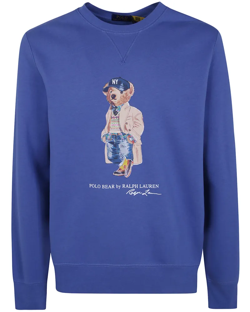 Ralph Lauren Sweatshirt Main Feature "Bear Blue