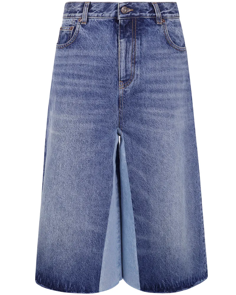 Chloé Denim Midi Skirt By Chloe Blue