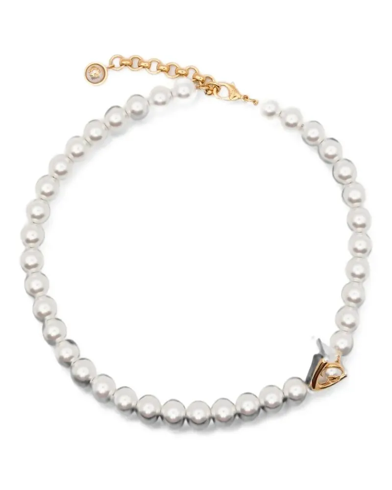 Casablanca Paris Necklace Brass "Lotus Metallic