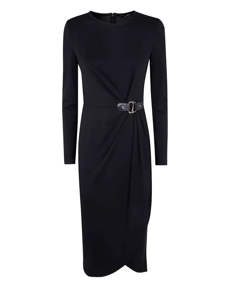 Ralph Lauren Sablise" Long Sleeves Day Dress Black