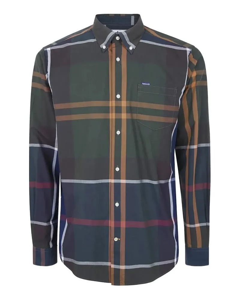 Barbour Harris" Tailored Shirt Green