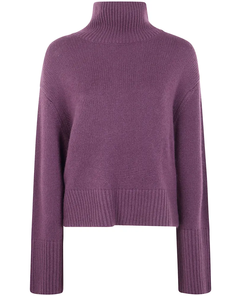 Lisa Yang Fleur" Turtleneck Sweater Red