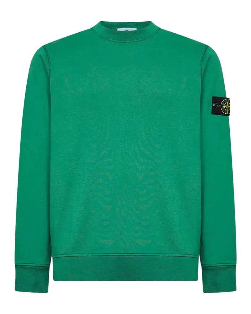 Stone Island Round Neck Sweatshirt Brown