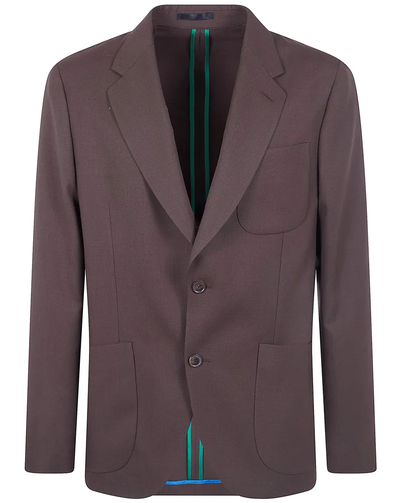 Paul Smith Mens 2 Bottons Jacket Brown