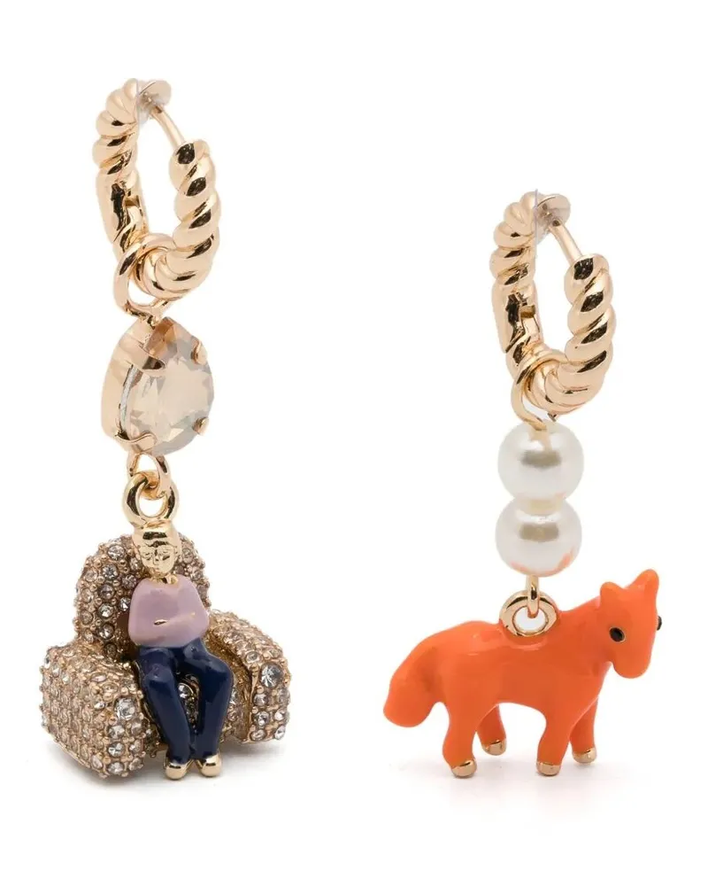 Essentiel Jessika Earrings With Charms Multi