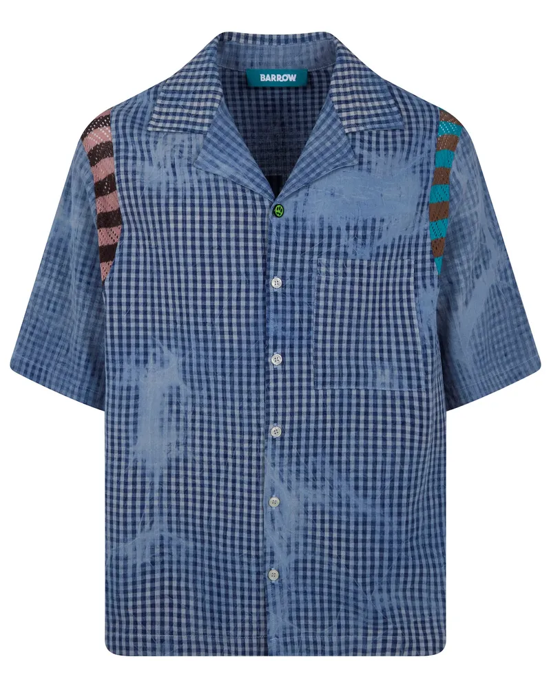 BARROW Popeline Shirt Unisex Blue