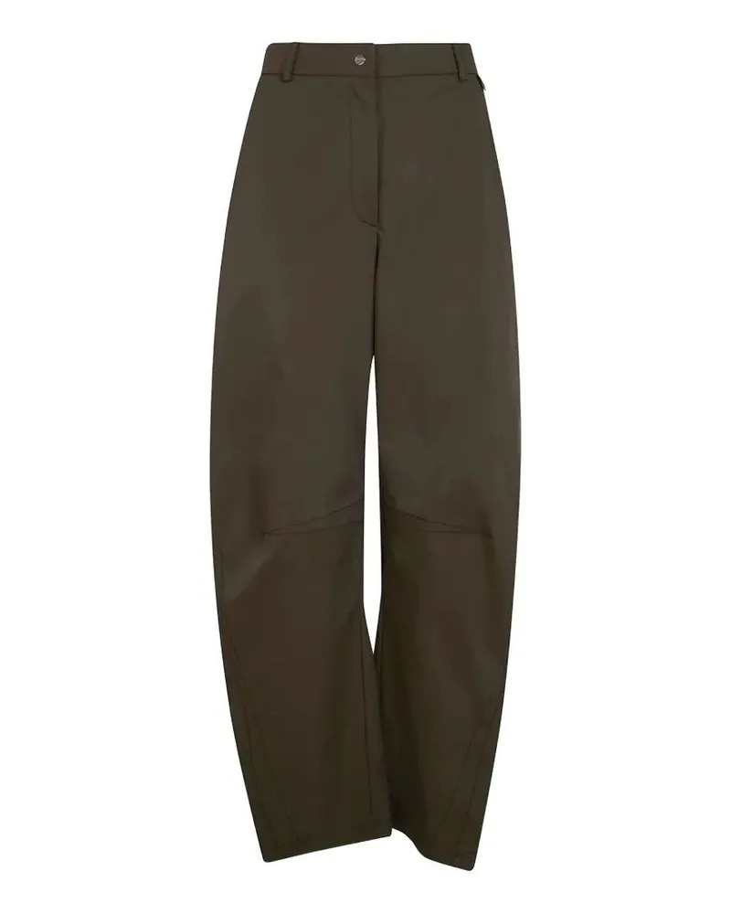 Herno Wide Leg Trousers Green