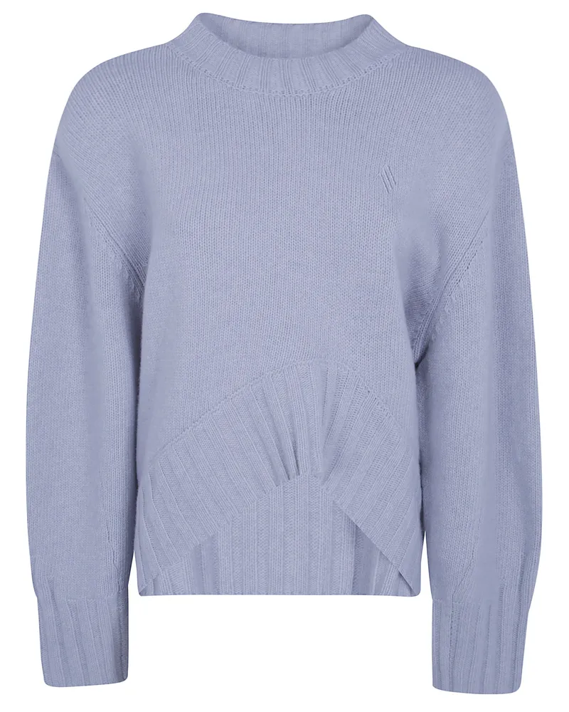 ATTICO Sweater Classic Round Neck "Round Neck Classic Sweater Gray