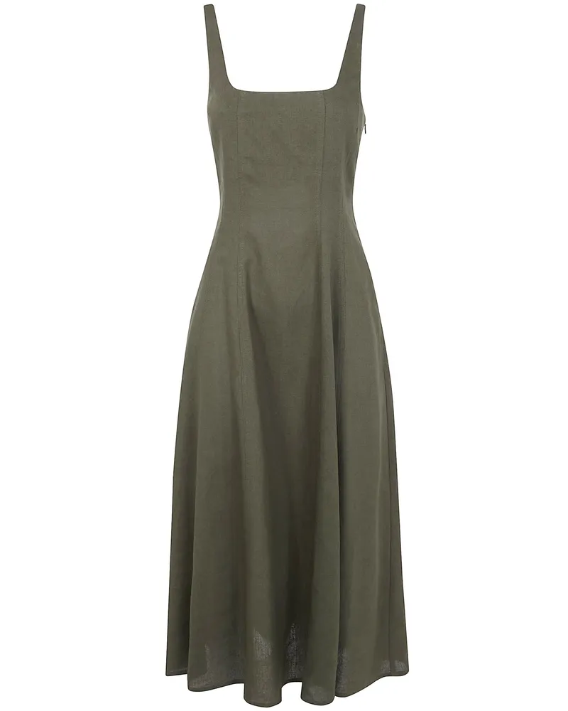 Twin-Set Midi Dress Green