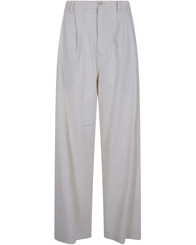 Uma Wang Paella Pants White