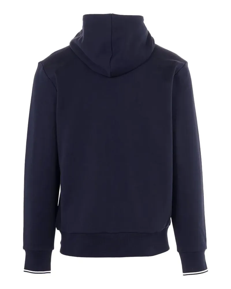 Fred Perry Fred Perry' Hooded Zip Through Sweatshirt Blue