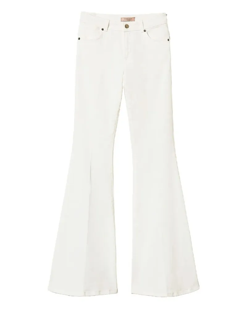 Twin-Set Flared Jeans White