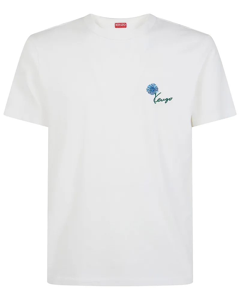 Kenzo T-Shirt Slim "Gots Kenzo Tulip White
