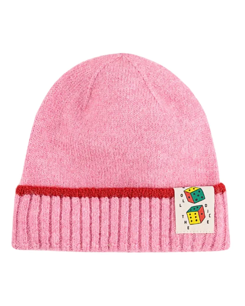 BOBO CHOSES Roll The Dice" Beanie Pink