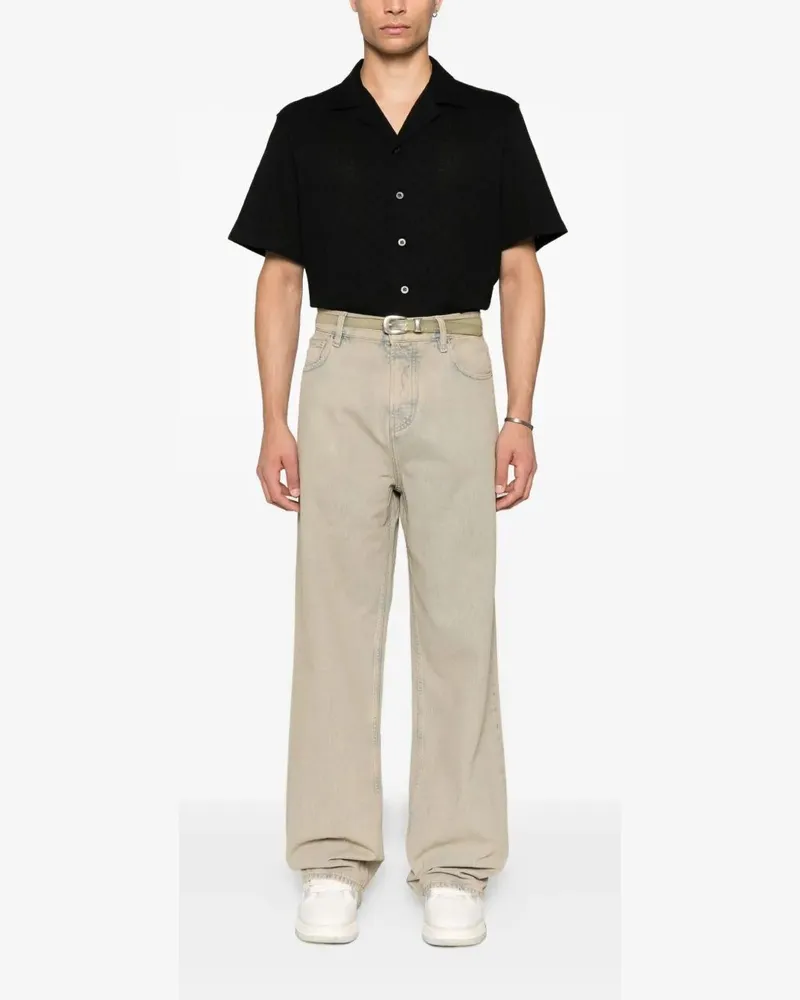 Amiri Washed Baggy' Jeans Blue