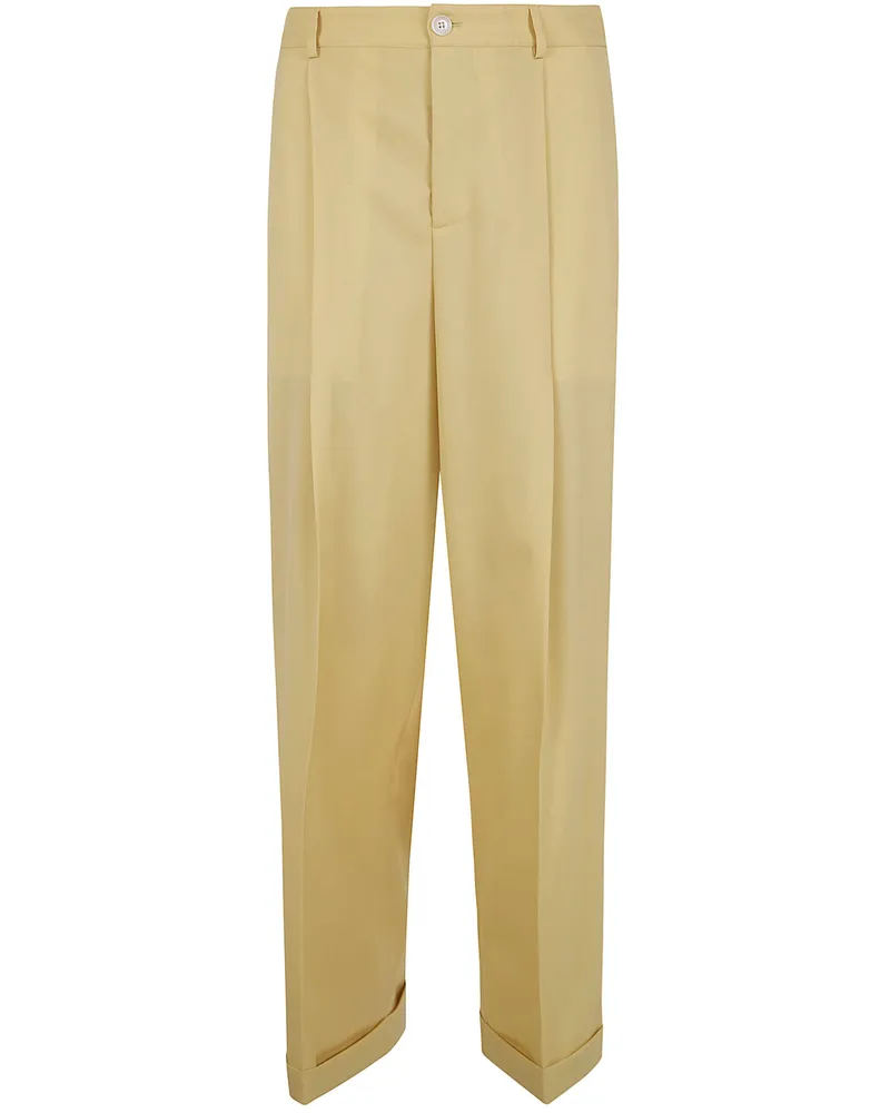 Marni Trousers Yellow