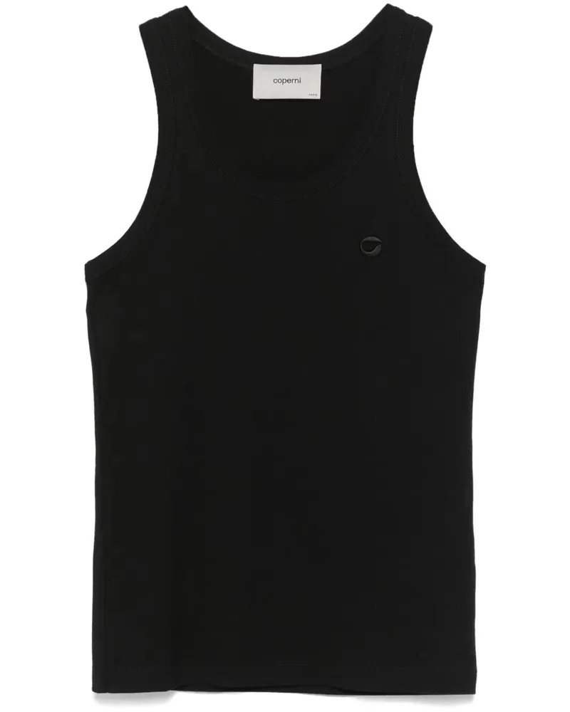 COPERNI Lightweight Logo Tank Top Black